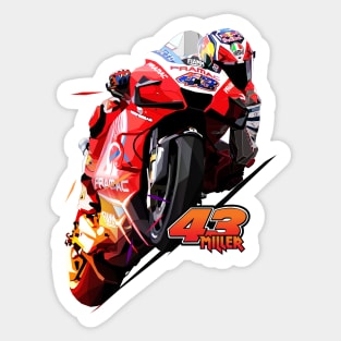 Jack Miller Low Poly Sticker